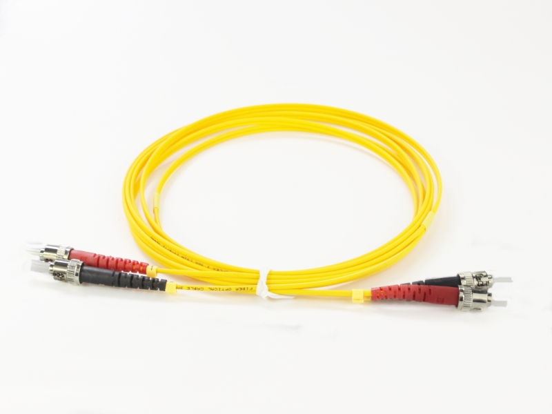 Singlemode Duplex 2.0mm ST/UPC to ST/UPC Fiber Optic patch cord