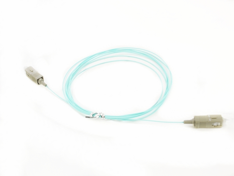 Multi-mode OM3 50/125 Simplex 900um SC/UPC to SC/UPC Fiber Optic patch cord
