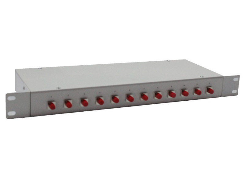 19 inch 1U 6 inch depth 12 port optical patch panel ,with fc upc connector.jpg