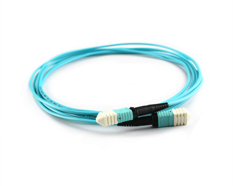 Multi-mode OM3 12 core MPO/MTP fiber optic patch cord
