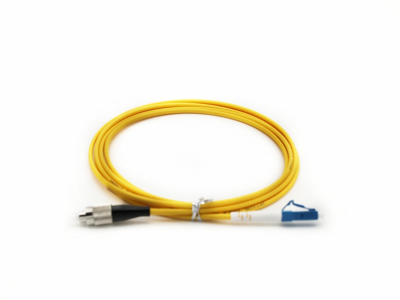 Singlemode Simplex 3.0mm FC/UPC to LC/UPC Fiber Optic patch cord