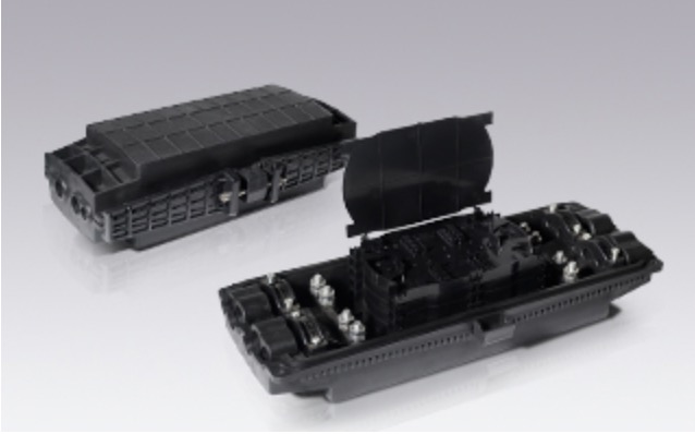 V-Fiber Optic Splisce closure In-line (Horizontal) type 2